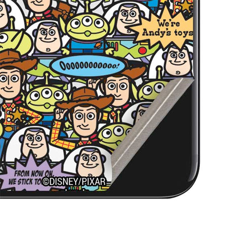 Disney Toy Story Characters Collage Pattern iPhone SE (2nd & 3rd Gen) Skin