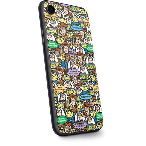 Disney Toy Story Characters Collage Pattern iPhone XR Skin