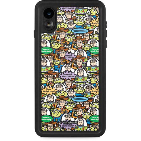Disney Toy Story Characters Collage Pattern iPhone XR Waterproof Case