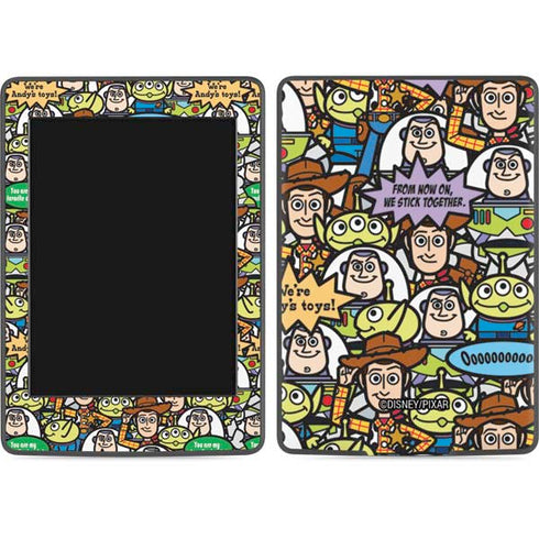 Disney Toy Story Characters Collage Pattern Amazon Kindle Skin