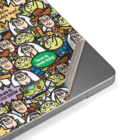 Disney Toy Story Characters Collage Pattern MacBook Pro 14in (2021-24) Skin