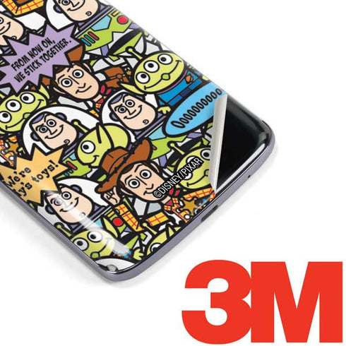 Disney Toy Story Characters Collage Pattern Moto E5 Plus Skin