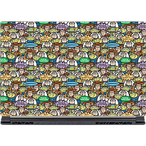 Disney Toy Story Characters Collage Pattern MSI GS65 Stealth Laptop Skin