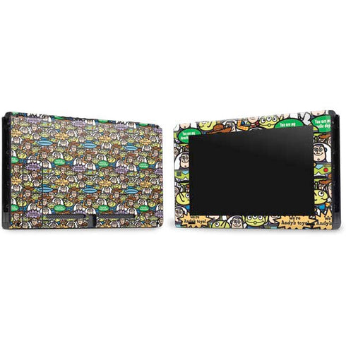Disney Toy Story Characters Collage Pattern Nintendo Switch Bundle Skin