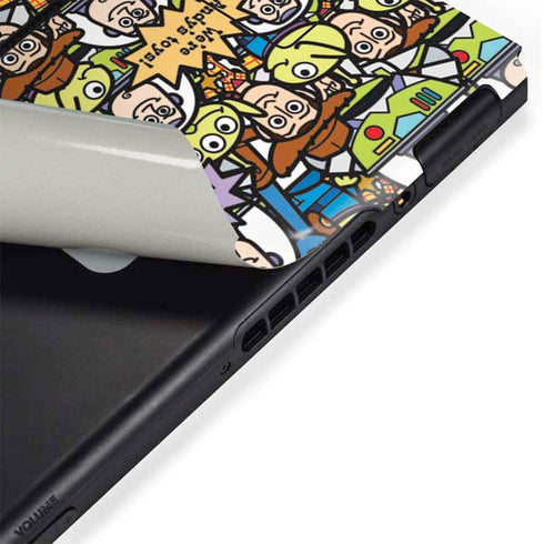 Disney Toy Story Characters Collage Pattern Nintendo Switch Bundle Skin