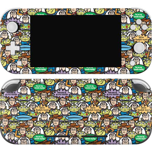 Disney Toy Story Characters Collage Pattern Nintendo Switch Lite Skin