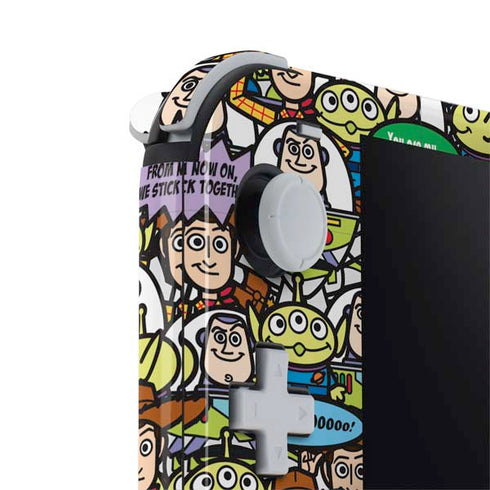 Disney Toy Story Characters Collage Pattern Nintendo Switch Lite Skin