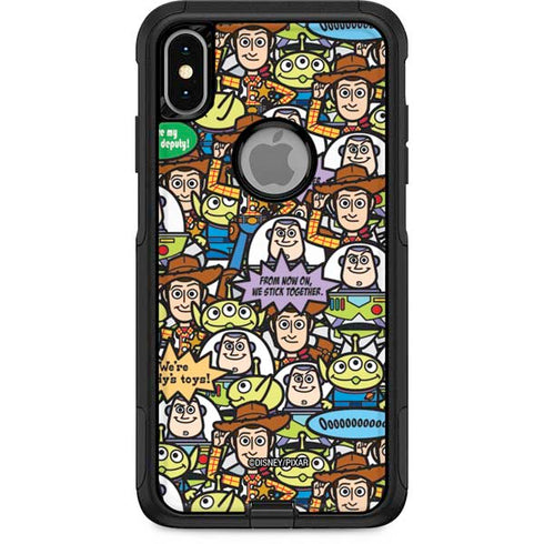 Disney Toy Story Characters Collage Pattern Otterbox Commuter iPhone Skin