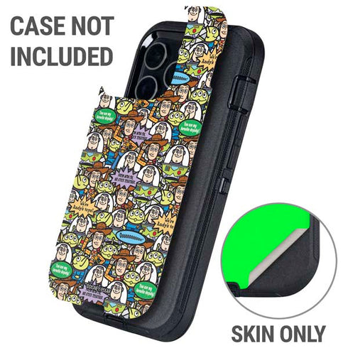 Disney Toy Story Characters Collage Pattern Otterbox Defender iPhone Skin