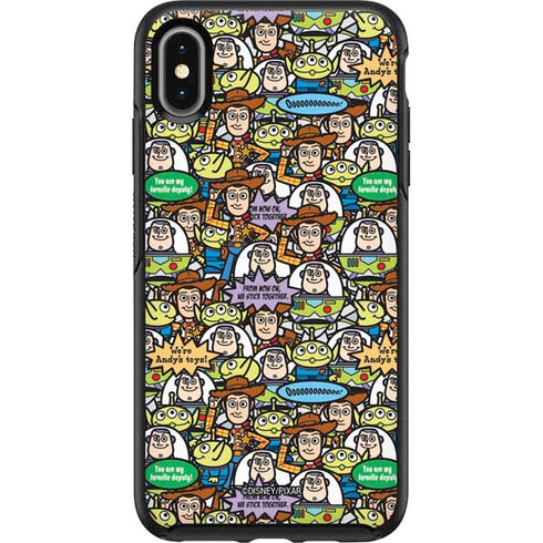 Disney Toy Story Characters Collage Pattern Otterbox Symmetry iPhone Skin