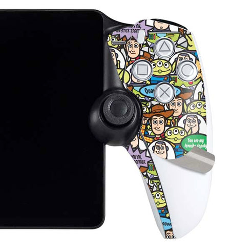 Disney Toy Story Characters Collage Pattern PlayStation Portal Remote Player Skin