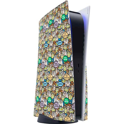Disney Toy Story Characters Collage Pattern PS5 Console Skin
