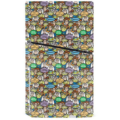 Disney Toy Story Characters Collage Pattern PS5 Slim Disk Bundle Skin