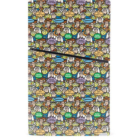 Disney Toy Story Characters Collage Pattern PS5 Slim Digital Edition Console Skin