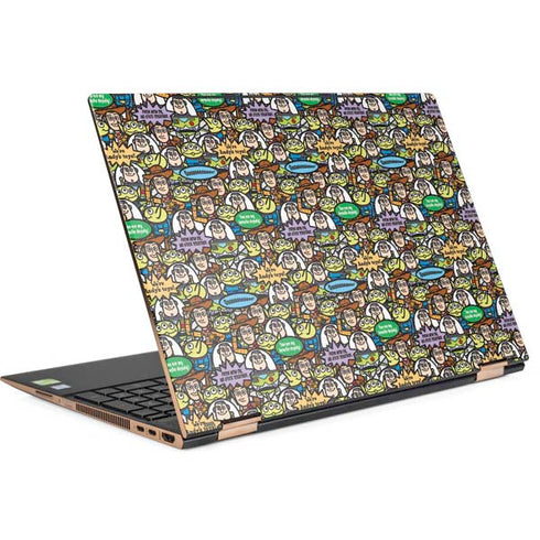 Disney Toy Story Characters Collage Pattern HP Spectre Skin