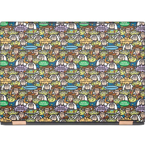 Disney Toy Story Characters Collage Pattern HP Spectre Skin