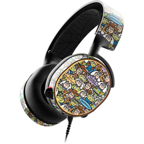 Disney Toy Story Characters Collage Pattern SteelSeries Arctis 5 Skin