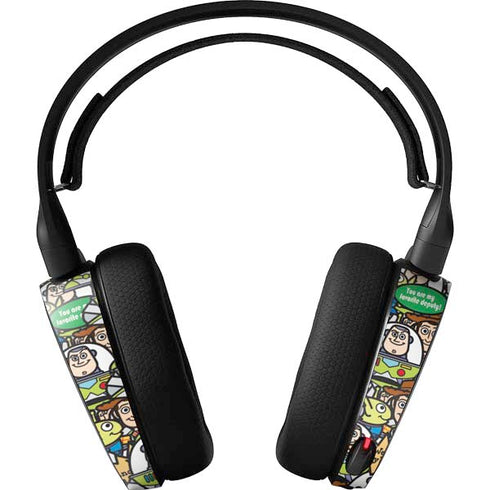 Disney Toy Story Characters Collage Pattern SteelSeries Arctis 5 Skin