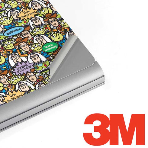 Disney Toy Story Characters Collage Pattern Surface Book 2 15in Skin