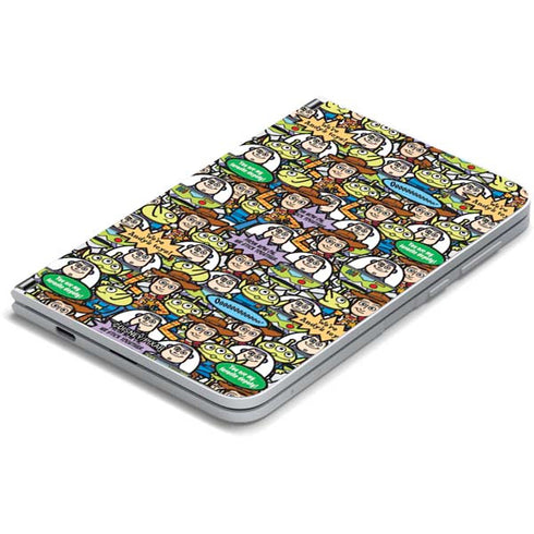 Disney Toy Story Characters Collage Pattern Surface Duo Skin