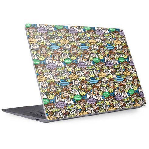 Disney Toy Story Characters Collage Pattern Surface Laptop 3 13.5in Skin