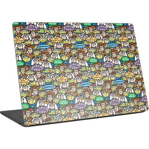 Disney Toy Story Characters Collage Pattern Surface Laptop 4 15in Skin