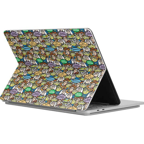 Disney Toy Story Characters Collage Pattern Surface Laptop Studio Skin