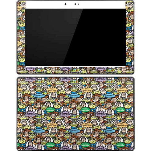 Disney Toy Story Characters Collage Pattern Surface Pro Tablet Skin