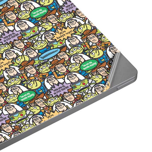 Disney Toy Story Characters Collage Pattern Universal Laptop 11in (8.8 x 6.2in) Skin