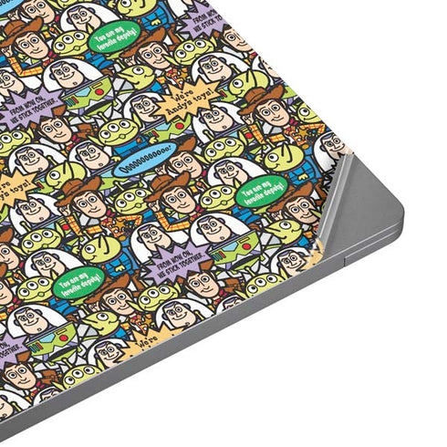 Disney Toy Story Characters Collage Pattern Universal Laptop 13in (10.6 x 7.6in) Skin