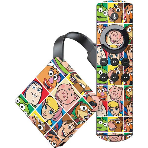 Disney Toy Story Characters Collage faces Amazon Fire TV Skin