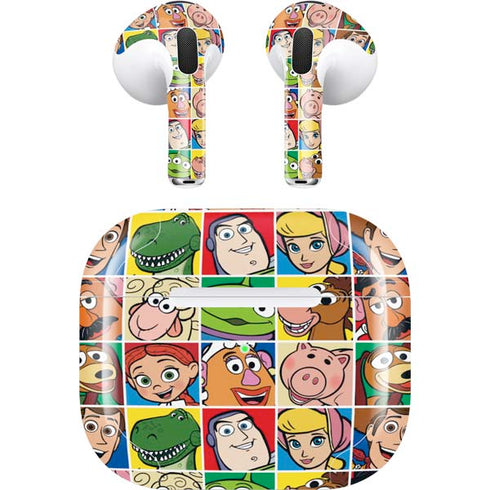 Disney Toy Story Characters Collage faces Apple AirPods (3rd Gen 2021) Skin