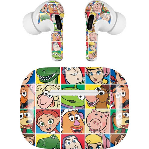 Disney Toy Story Characters Collage faces Apple AirPods Pro Skin