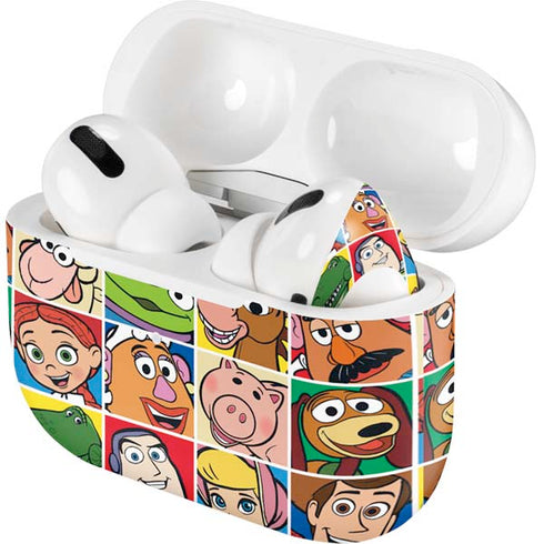 Disney Toy Story Characters Collage faces Apple AirPods Pro Skin