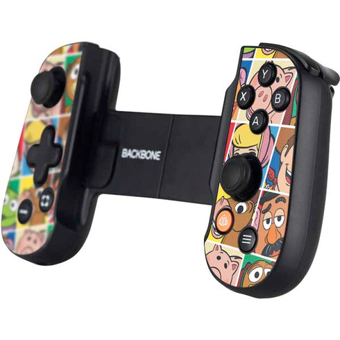 Disney Toy Story Characters Collage faces Backbone One for iPhone Game Controller Skin