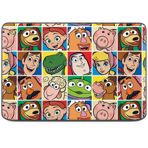 Disney Toy Story Characters Collage faces HP Chromebook Skin