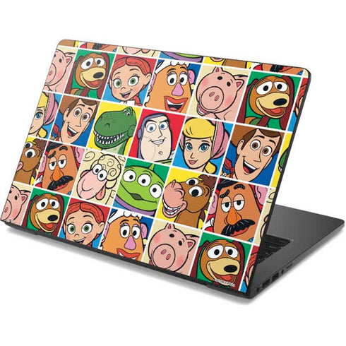 Disney Toy Story Characters Collage faces Dell Chromebook Skin