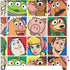 Disney Toy Story Characters Collage faces Corsair 4000D Tempered Glass Mid-Tower ATX Case Skin