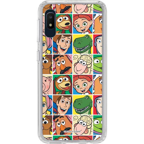 Disney Toy Story Characters Collage faces Galaxy A10e Clear Case