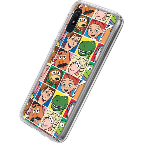 Disney Toy Story Characters Collage faces Galaxy A10e Clear Case