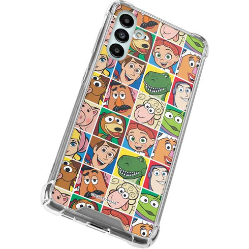 Disney Toy Story Characters Collage faces Galaxy A13 5G Clear Case