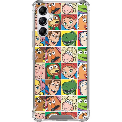 Disney Toy Story Characters Collage faces Galaxy A15 5G Clear Case