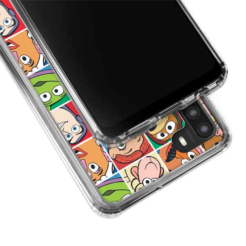 Disney Toy Story Characters Collage faces Galaxy A21 Clear Case