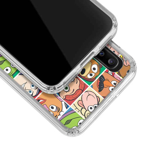 Disney Toy Story Characters Collage faces Galaxy A30 Clear Case