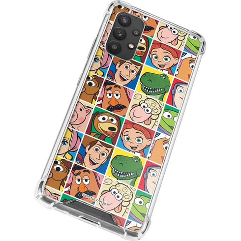 Disney Toy Story Characters Collage faces Galaxy A32 5G Clear Case