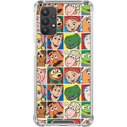 Disney Toy Story Characters Collage faces Galaxy A32 5G Clear Case