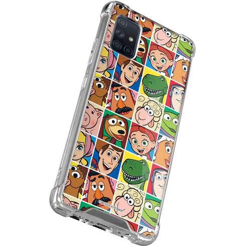 Disney Toy Story Characters Collage faces Galaxy A51 5G Clear Case