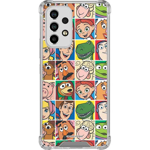 Disney Toy Story Characters Collage faces Galaxy A53 5G Clear Case