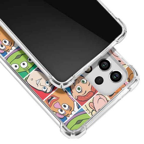 Disney Toy Story Characters Collage faces Galaxy A53 5G Clear Case