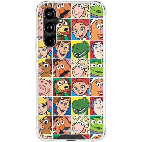 Disney Toy Story Characters Collage faces Galaxy A54 5G Clear Case